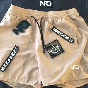 NFQ RUN KNIT SHORTS LARGE (USED) $20